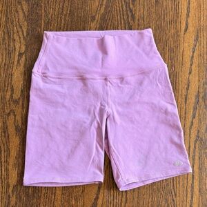 ALO Yoga Women's Pink Bike Shorts